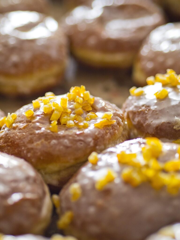 packages, pastries, sweets, food, cake, cakes, pastry shop, bakery, orange peel, orange, dessert, sweet, proud, taste